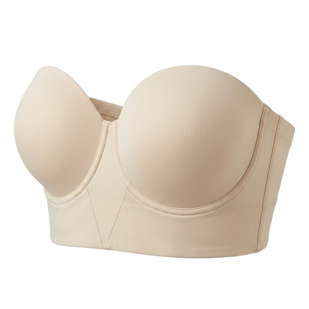 Hsia Nude Strapless/Straps Bra Sz Sz 38DDD NWT